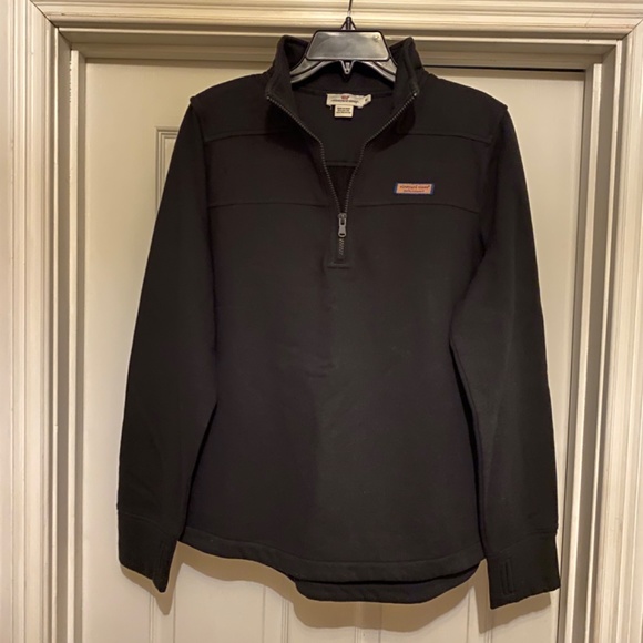 Vineyard Vines Men’s Long Sleeve Zipped Pullover. Size XL. Color black - Picture 6 of 8